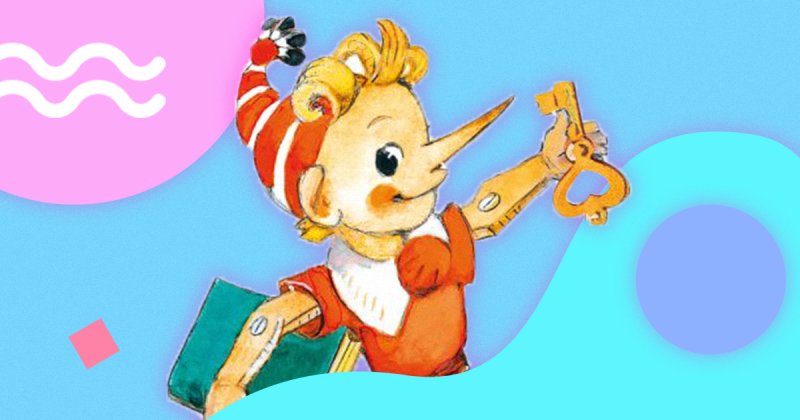 Фон для презентации Буратино