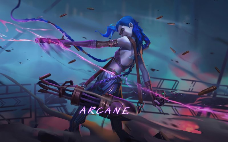 Джинкс ЛОЛ аркейн