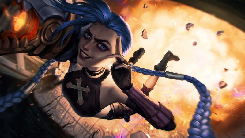 Джинкс ЛОЛ аркейн