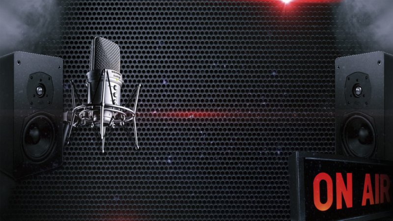 Студия звукозаписи микрофон