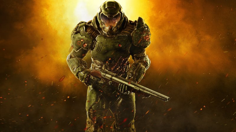 Солдат рока Doom 4