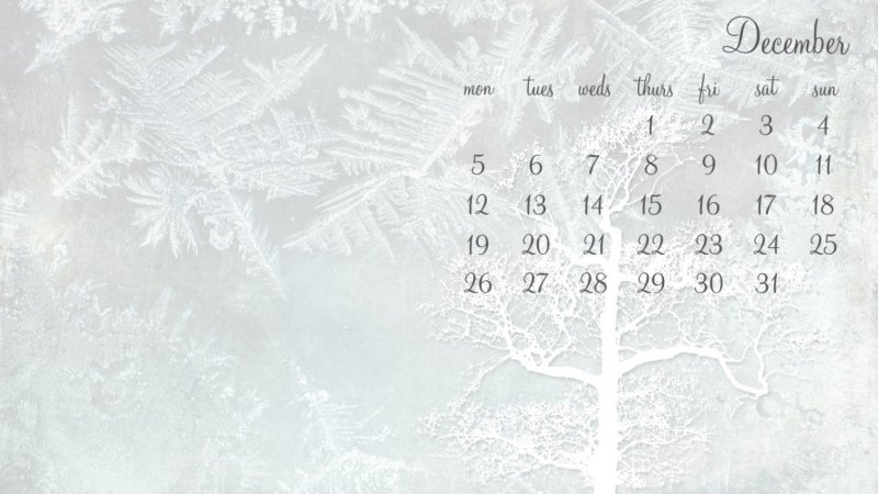 Красивый фон для календаря