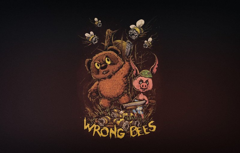 Обои на рабочий стол Винни пух