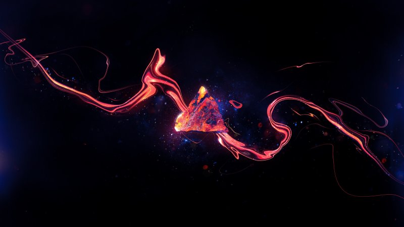 Неоновая заставка на рабочий стол