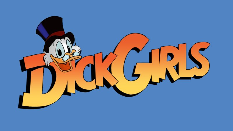 Утиные истории надпись