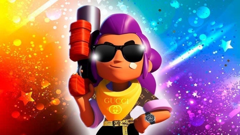 Шелли из Brawl Stars