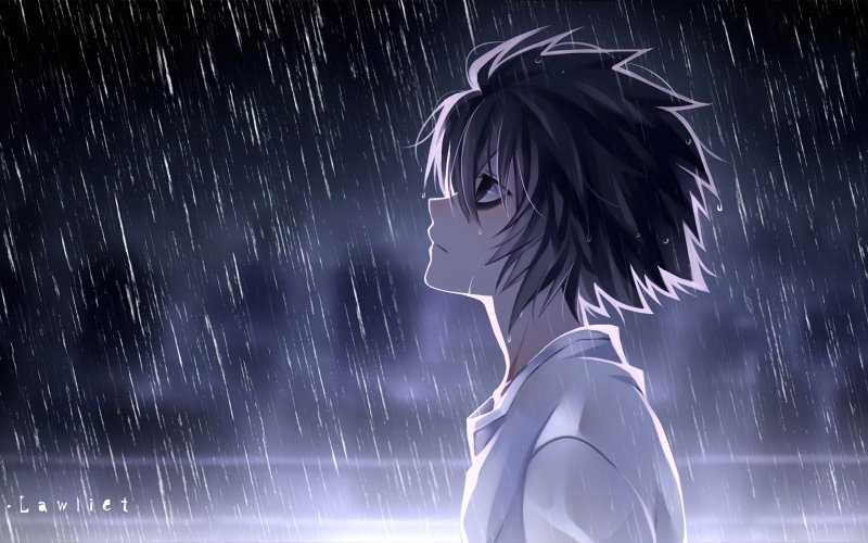 Эл тетрадь смерти дождь