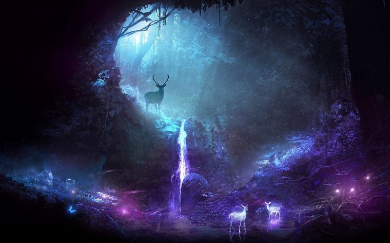 Фэнтези лес