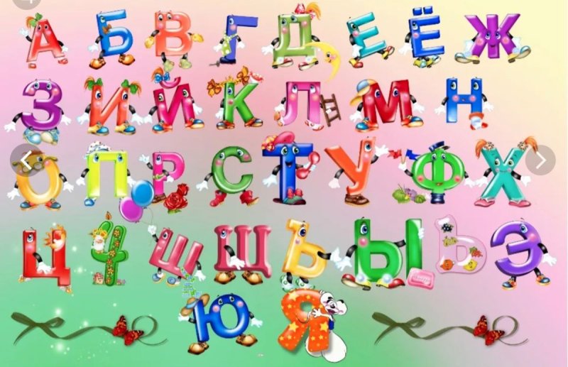 Детские буквы алфавита