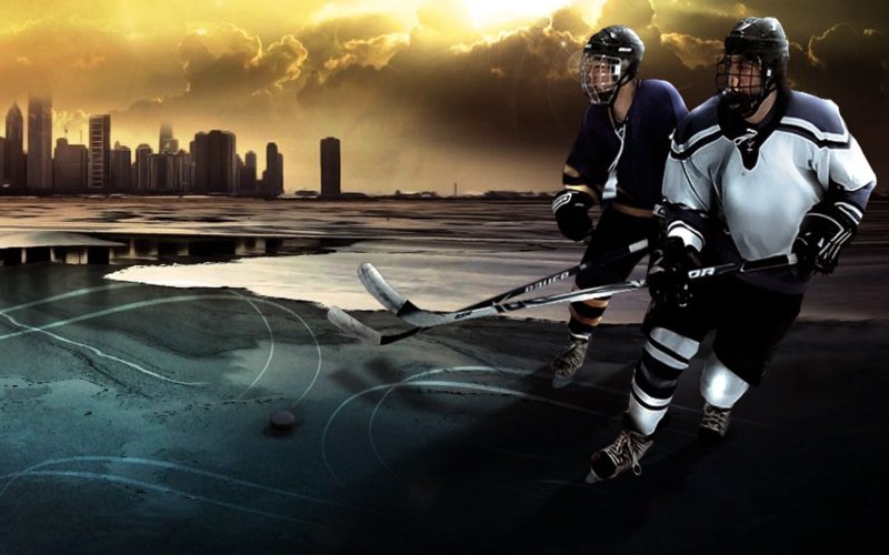 Фотообои хоккей