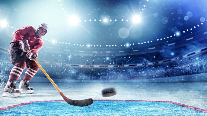 Хоккеист фон