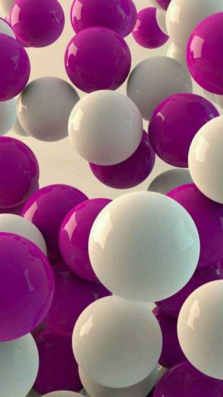 Сиреневые шары