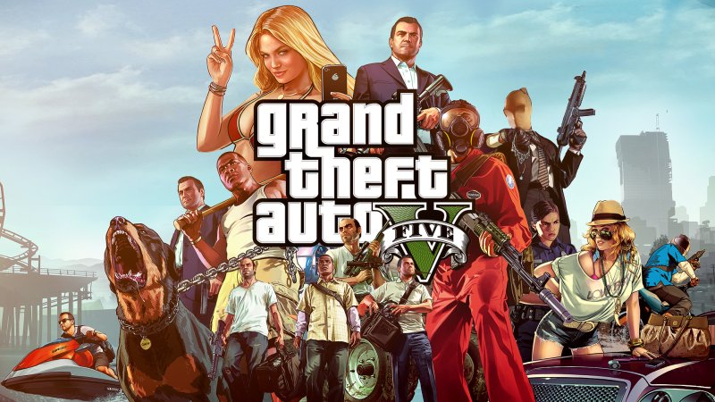 Grand Theft auto 5 обложка