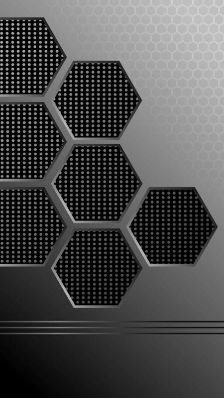 Черный фон соты