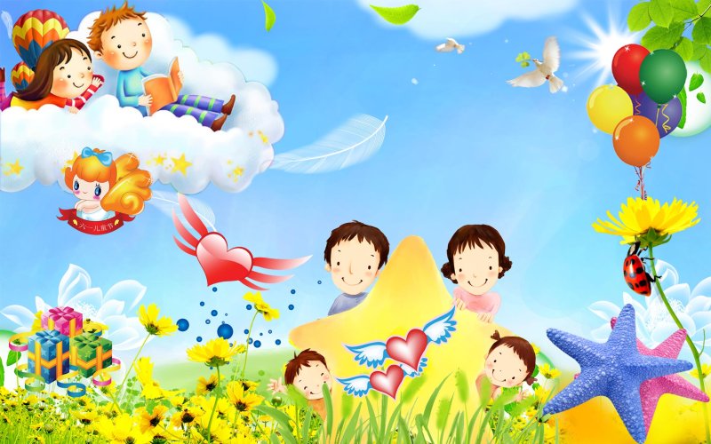 Фоновые картинки для презентации детские