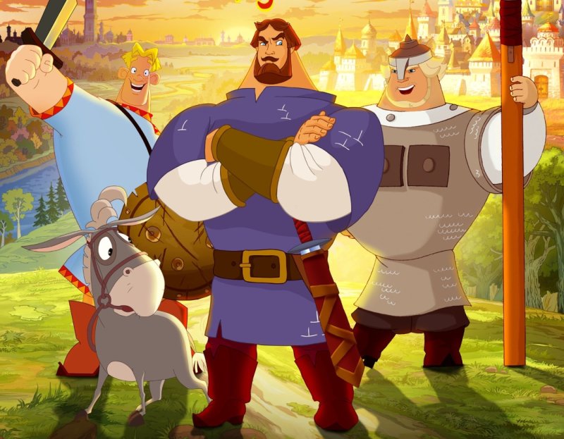 Богатыри Илья Муромец Добрыня Никитич алёша Попович