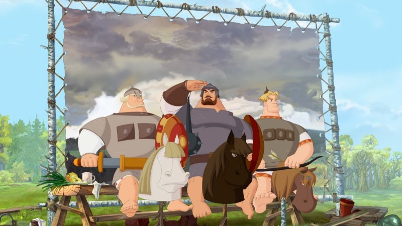 Мультфильм 3 богатыря мультфильм 3 богатыря