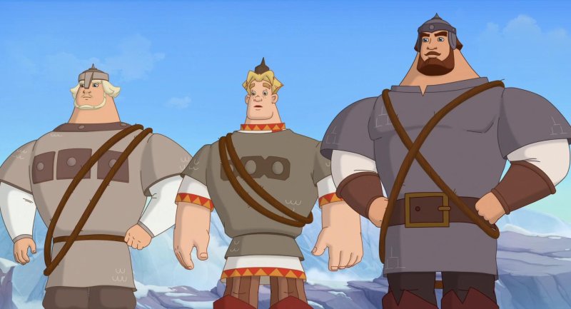 Алёша Попович Добрыня Никитич и Илья