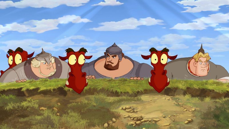 Три богатыря и Шамаханская царица РЕН ТВ