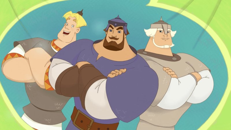 Три богатыря алёша Попович