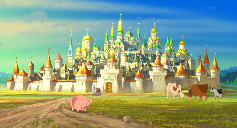 Тридевятое царство мультфильм три богатыря