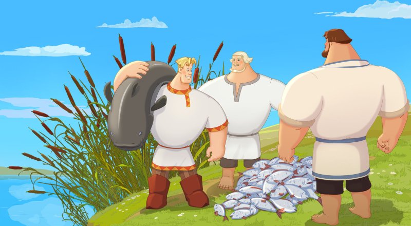 Три богатыря и наследница престола мультфильм 2018