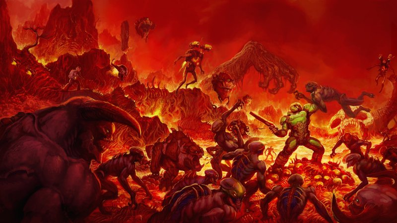 Doom 2016 Постер