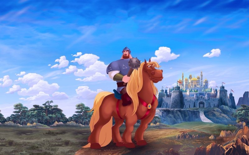 Три богатыря и Шамаханская царица мультфильм