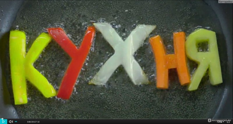 Надпись кухня