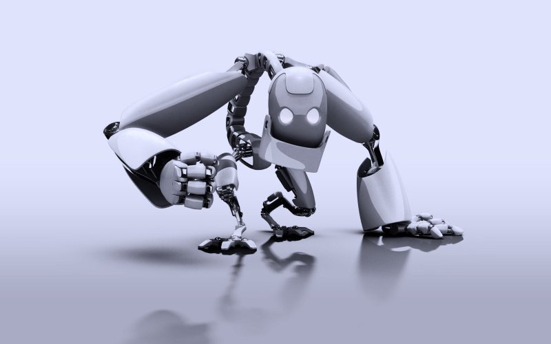 Красивый робот