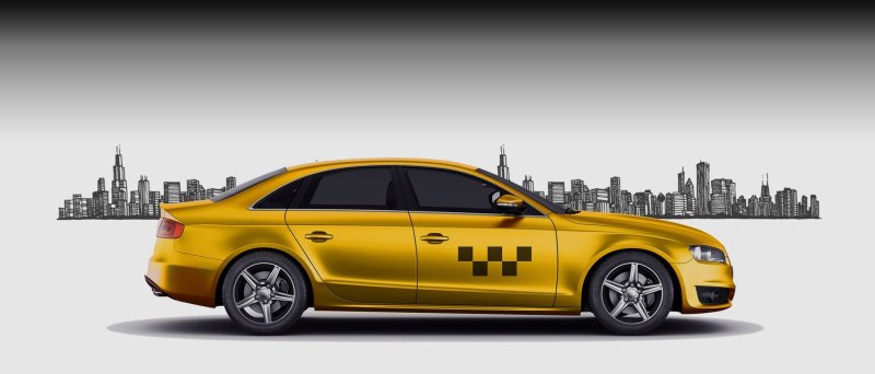 Фон для визитки такси