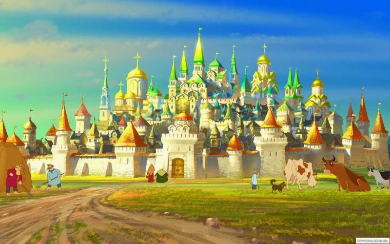 Три богатыря и Шамаханская царица Киев