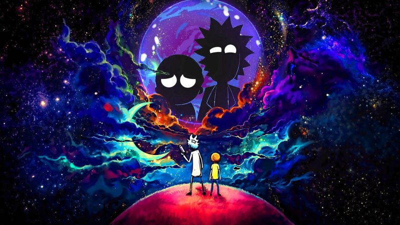 Rick and Morty фон