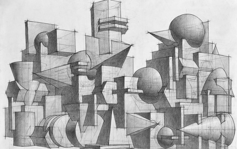 Композиция из геометрических тел МАРХИ