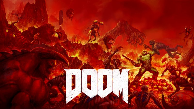 Doom 2016 Постер 4к