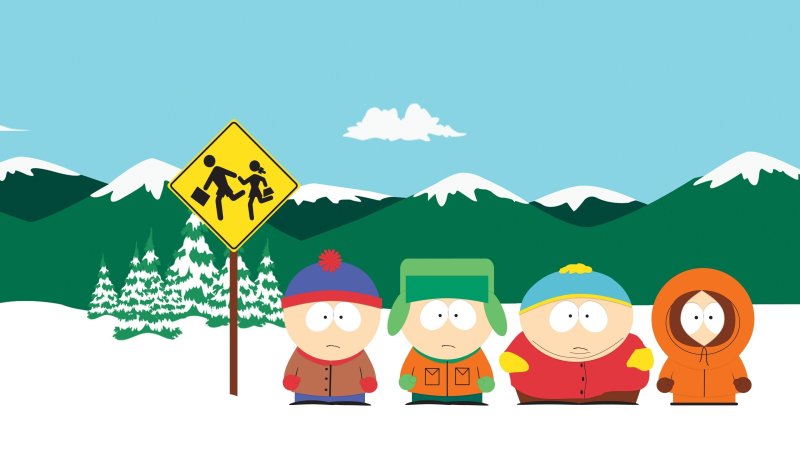 Южный парк фон остановка