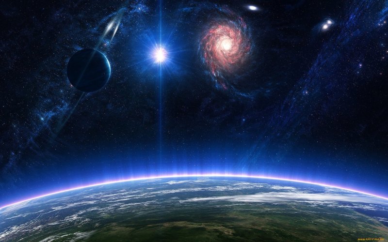 Космос звезды планеты