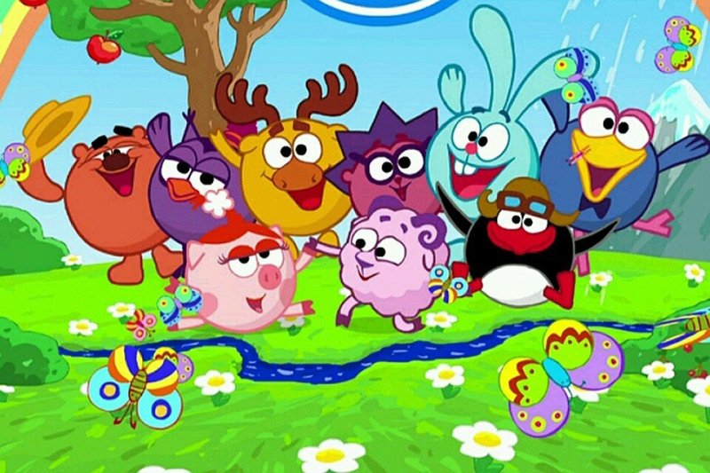 Совунья Нюша Лосяш Крош кар Карыч Ёжик