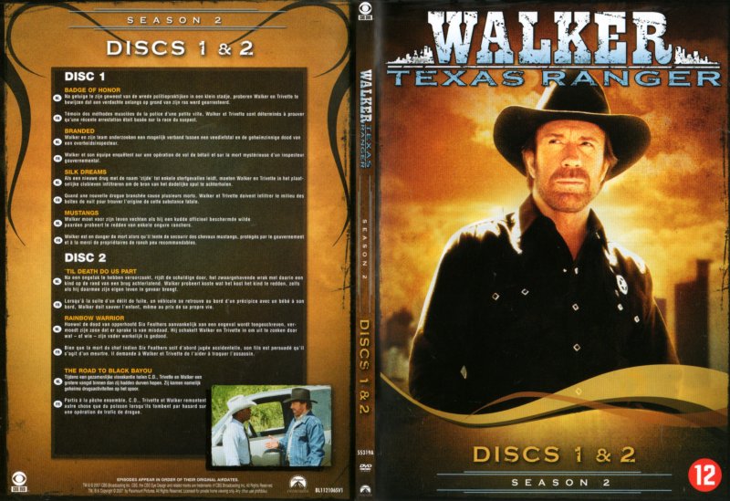 Обложка для двд Walker Texas Ranger