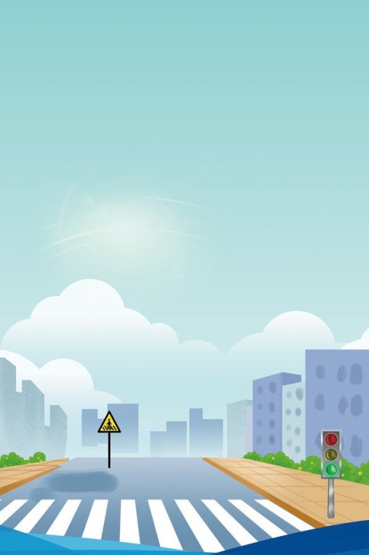 Фон по ПДД для детского сада