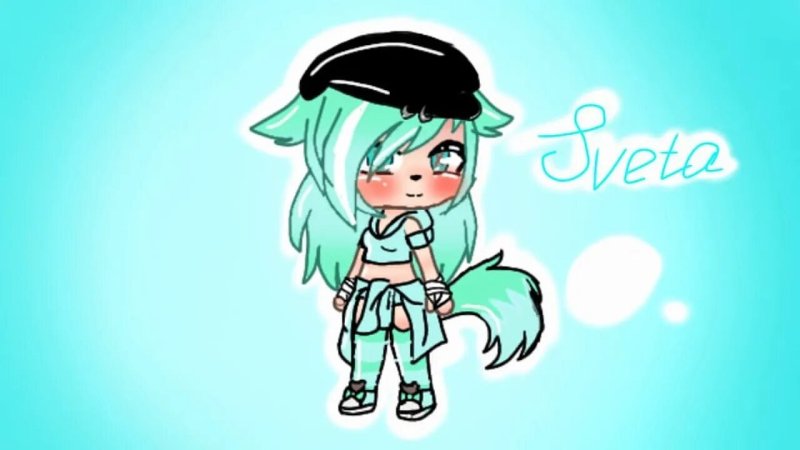 Гача девушка красивая