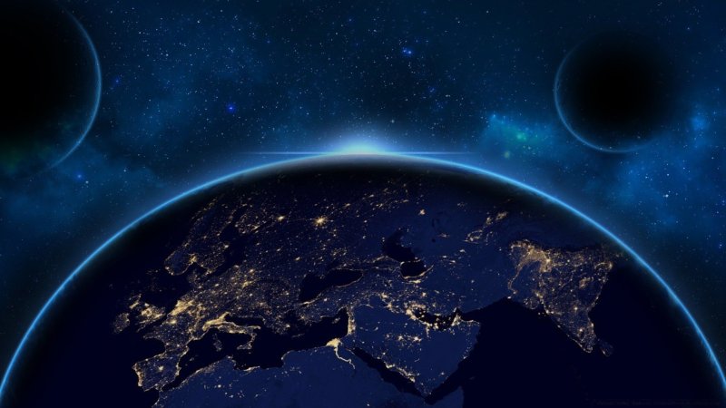 Планета из космоса