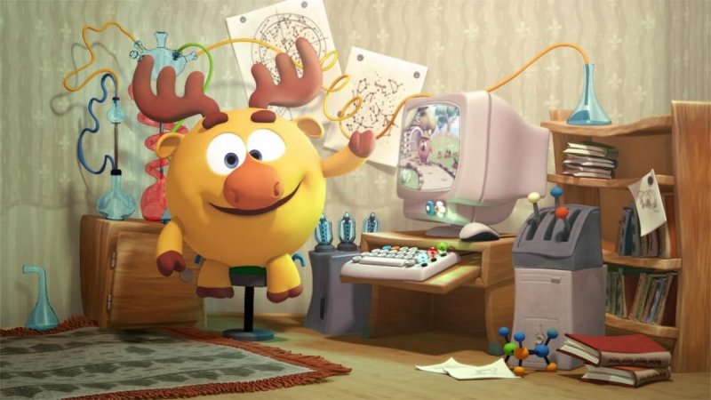 Смешарики лаборатория Лосяша