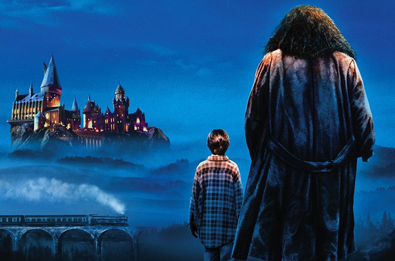 Гарри Поттер и философский камень Гарри и Хагрид