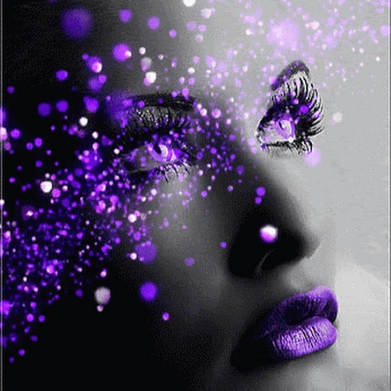 Фиолетовый аватар