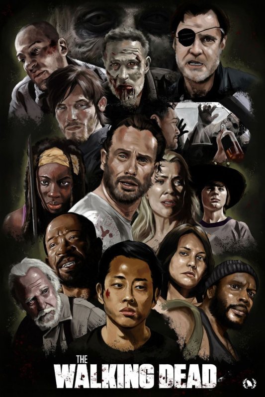 Ходячие мертвецы 5 сезон Постер