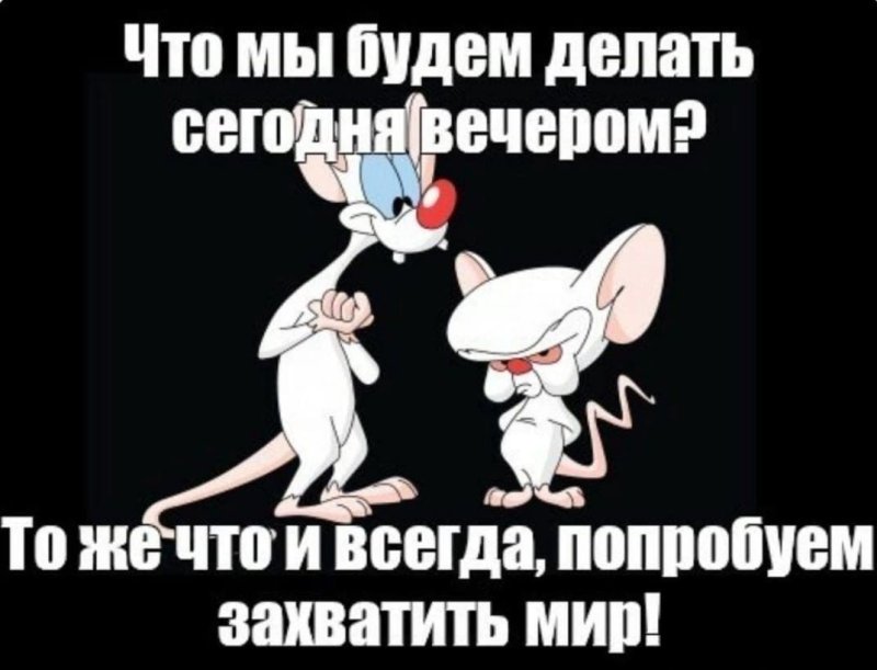 Пинки и Брейн захватывают мир