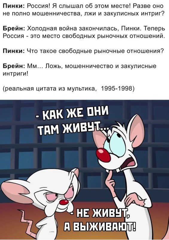 Фраза из Пинки и Брейн