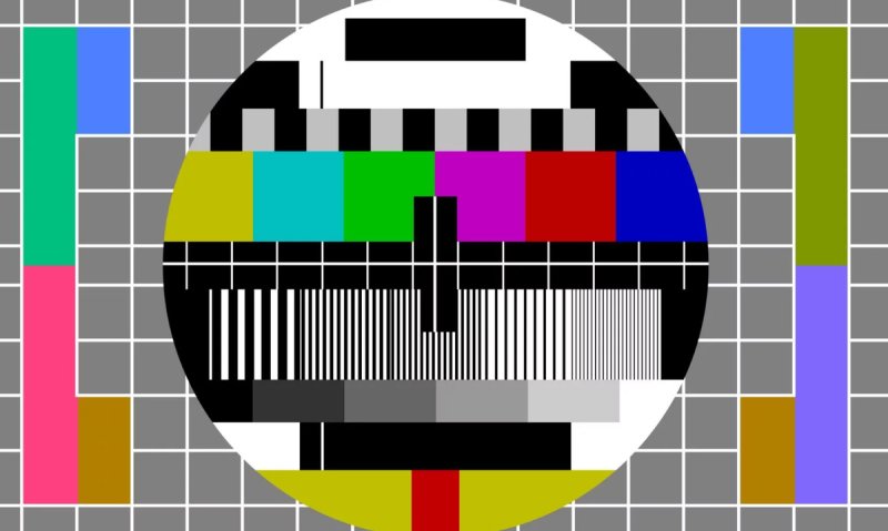 Настроечная таблица для телевизора СССР