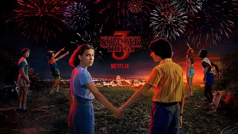 Постер stranger things 4k